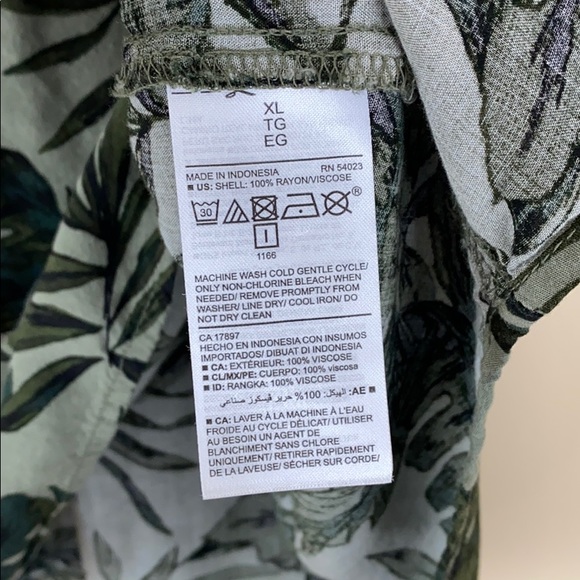 Palm leaf print tank - Picture 5 of 6